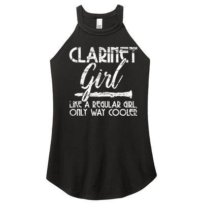 Clarinet Girl Music Instrument Funny Vintage Gift Women’s Perfect Tri Rocker Tank