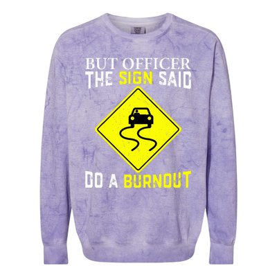 Car Guy Mechanic Collector Colorblast Crewneck Sweatshirt