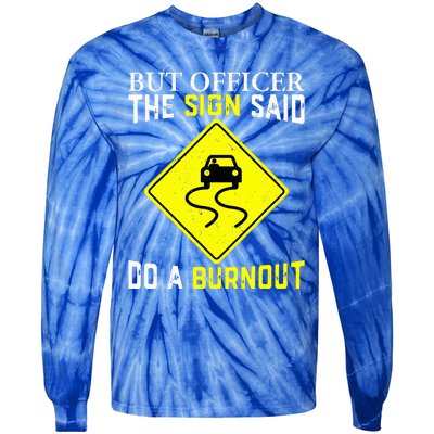 Car Guy Mechanic Collector Tie-Dye Long Sleeve Shirt