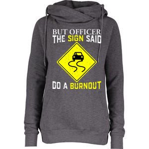 Car Guy Mechanic Collector Womens Funnel Neck Pullover Hood