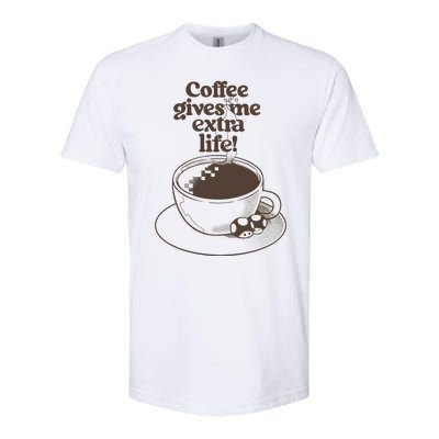 Coffee Gives Me Extra Life Softstyle CVC T-Shirt