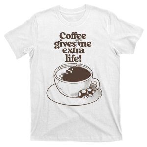 Coffee Gives Me Extra Life T-Shirt