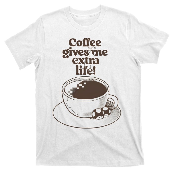 Coffee Gives Me Extra Life T-Shirt