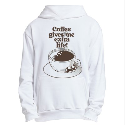 Coffee Gives Me Extra Life Urban Pullover Hoodie