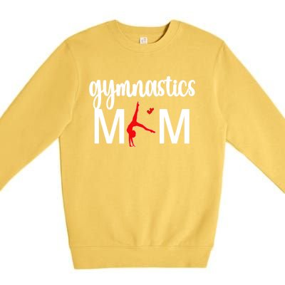 Cute Gymnastics Mom Gift For MotherS Day Premium Crewneck Sweatshirt