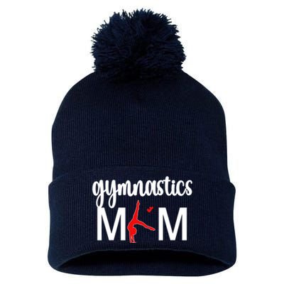 Cute Gymnastics Mom Gift For MotherS Day Pom Pom 12in Knit Beanie