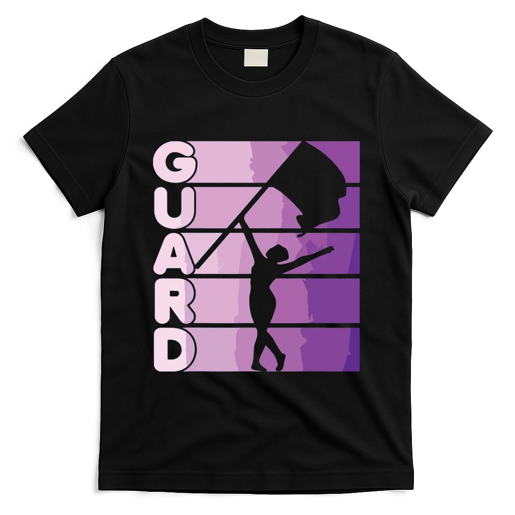 Color Guard Marching Band Flag Girl T-Shirt