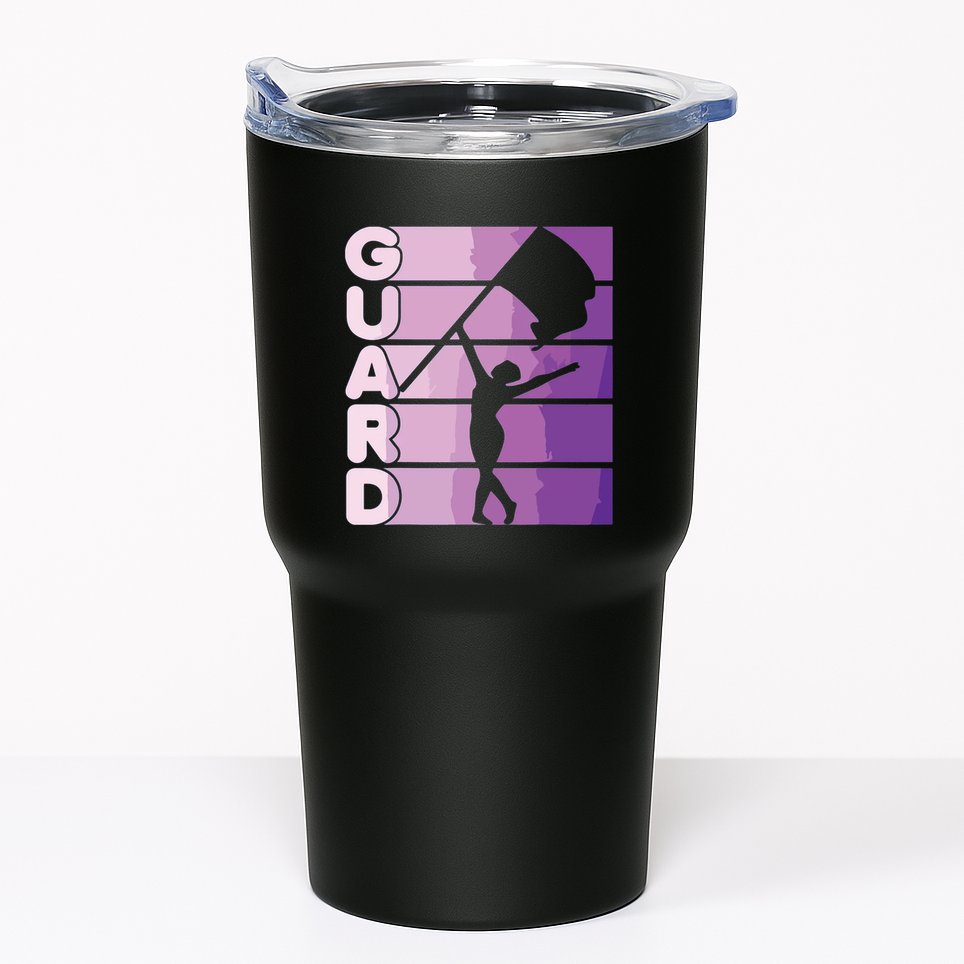 Color Guard Marching Band Flag Girl Tumbler