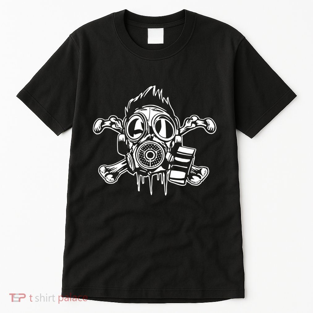 Crossbones Gas Mask Guy Tall T-Shirt
