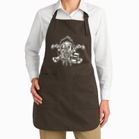 Crossbones Gas Mask Guy Apron