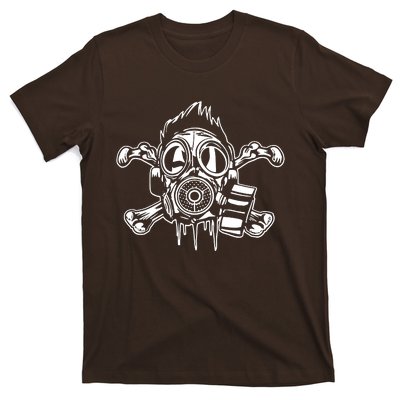 Crossbones Gas Mask Guy T-Shirt