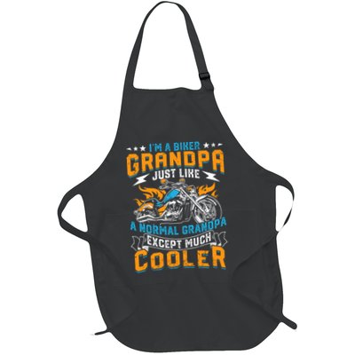 Cool Grandpa Motorcycle Gift Idea Apron