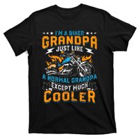 Cool Grandpa Motorcycle Gift Idea T-Shirt