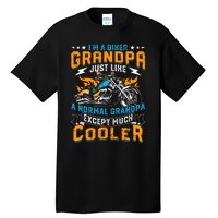 Cool Grandpa Motorcycle Gift Idea Tall T-Shirt