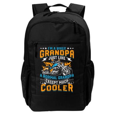 Cool Grandpa Motorcycle Gift Idea Backpack