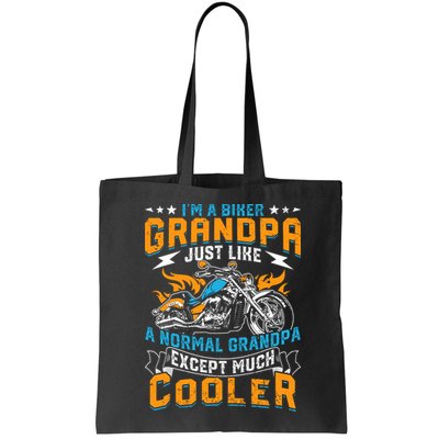 Cool Grandpa Motorcycle Gift Idea Bag