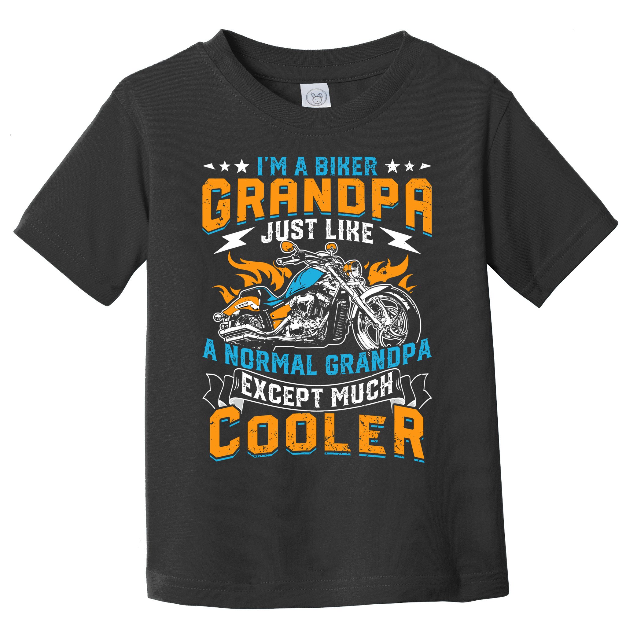 Cool Grandpa Motorcycle Gift Idea Toddler T-Shirt