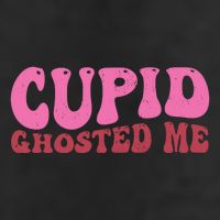 Cupid Ghosted Me Funny Valentines Day 25L Jumbo Tote