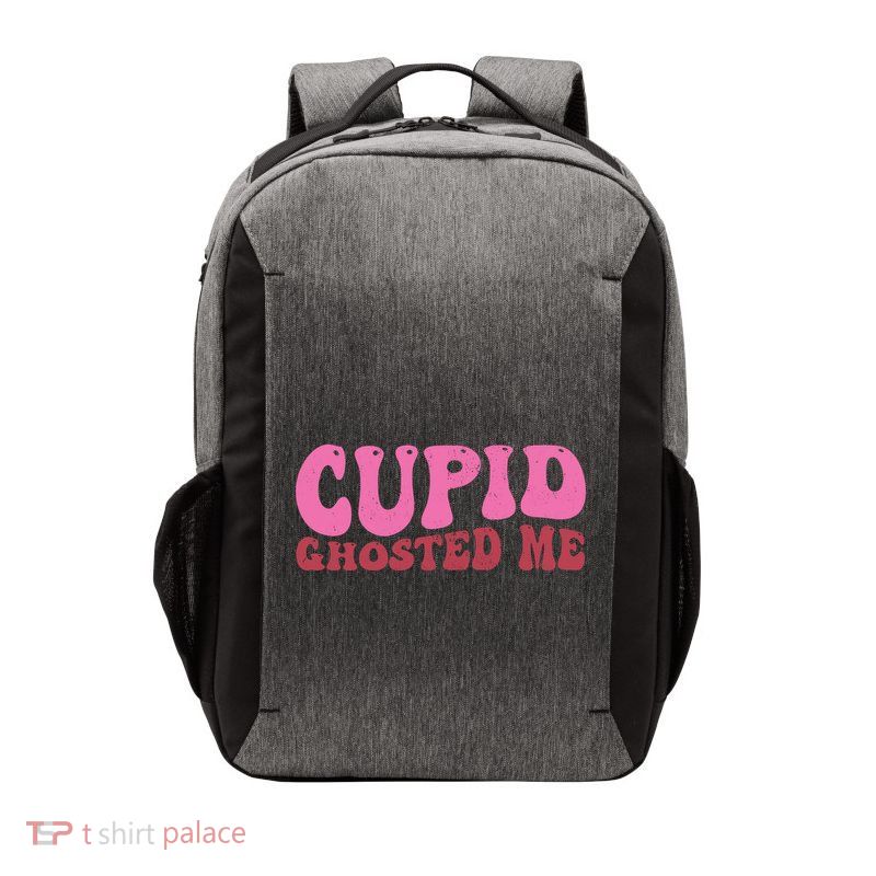 Cupid Ghosted Me Funny Valentines Day Vector Backpack