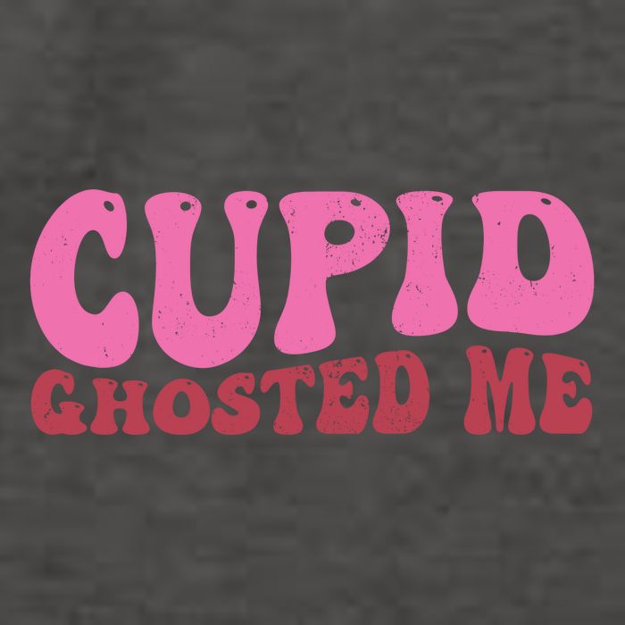 Cupid Ghosted Me Funny Valentines Day Vector Backpack