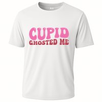 Cupid Ghosted Me Funny Valentines Day Cooling Performance Crew T-Shirt