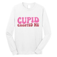 Cupid Ghosted Me Funny Valentines Day Long Sleeve Shirt
