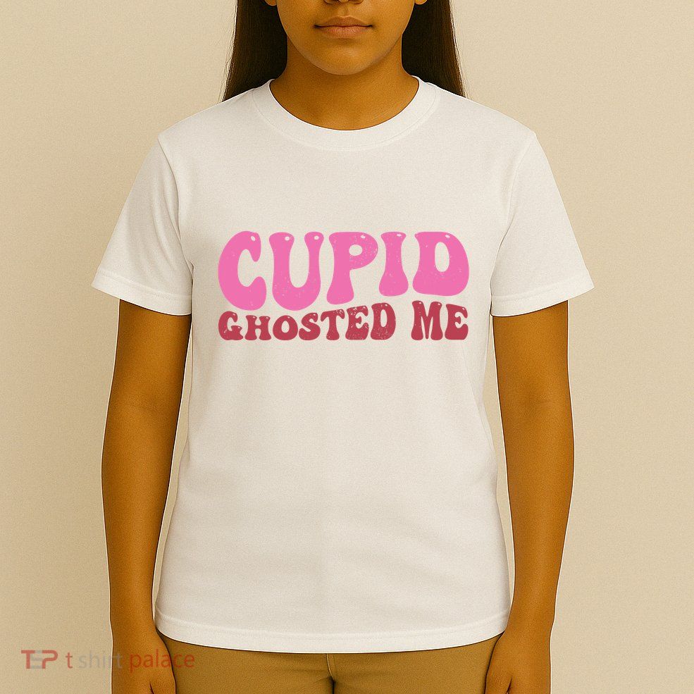 Cupid Ghosted Me Funny Valentines Day T-Shirt