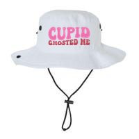 Cupid Ghosted Me Funny Valentines Day Bucket Hat