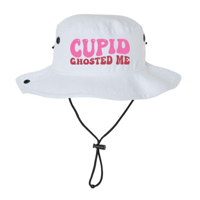 Cupid Ghosted Me Funny Valentines Day Bucket Hat
