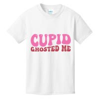 Cupid Ghosted Me Funny Valentines Day Kids T-Shirt