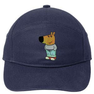 Chill Guys Meme IM Just A Chill Guys 7-Panel Snapback Hat