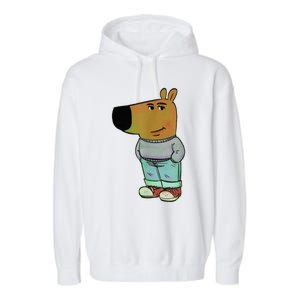 Chill Guys Meme IM Just A Chill Guys Garment-Dyed Fleece Hoodie