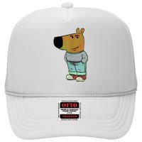 Chill Guys Meme IM Just A Chill Guys High Crown Mesh Back Trucker Hat