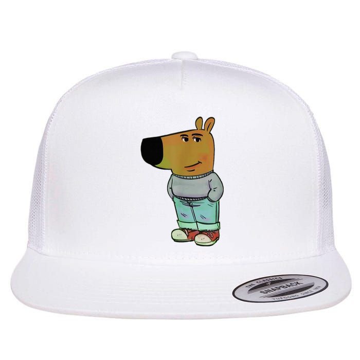 Chill Guys Meme IM Just A Chill Guys Flat Bill Trucker Hat