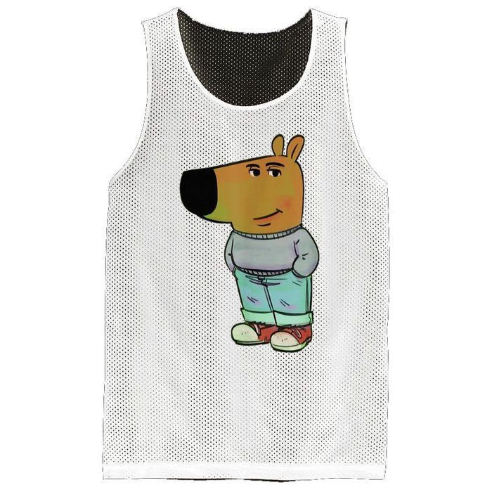 Chill Guys Meme IM Just A Chill Guys Mesh Reversible Basketball Jersey Tank