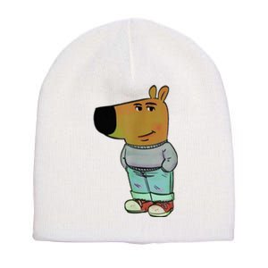 Chill Guys Meme IM Just A Chill Guys Short Acrylic Beanie