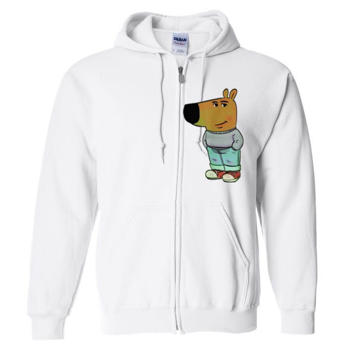 Chill Guys Meme IM Just A Chill Guys Full Zip Hoodie