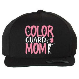 Color Guard Mom Gift Marching Band School Mommy Mother Gift Wool Snapback Cap