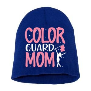 Color Guard Mom Gift Marching Band School Mommy Mother Gift Short Acrylic Beanie