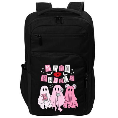 Cute Ghost Mean Ghouls Funny Halloween Costume Spooky Season Impact Tech Backpack