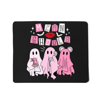 Cute Ghost Mean Ghouls Funny Halloween Costume Spooky Season Mousepad