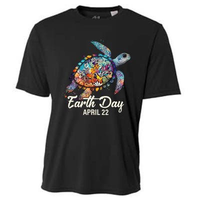 Cute Groovy Make Everyday Earth Day Classroom Teachers Cooling Performance Crew T-Shirt