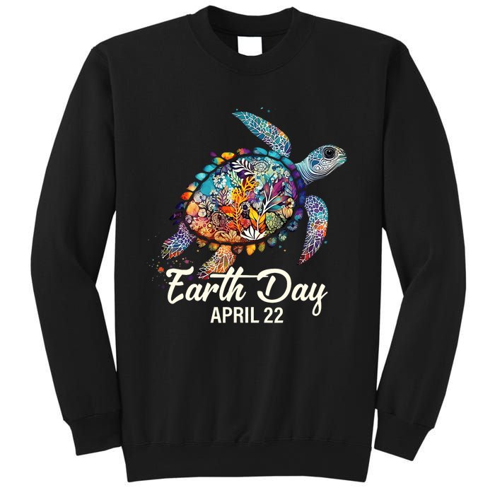 Cute Groovy Make Everyday Earth Day Classroom Teachers Sweatshirt