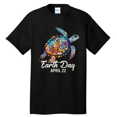 Cute Groovy Make Everyday Earth Day Classroom Teachers Tall T-Shirt