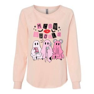 Cute Ghost Mean Ghouls Funny Halloween Costume Spooky Season Womens California Wash Sweatshirt