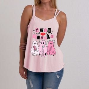 Cute Ghost Mean Ghouls Funny Halloween Costume Spooky Season Women's Strappy Tank