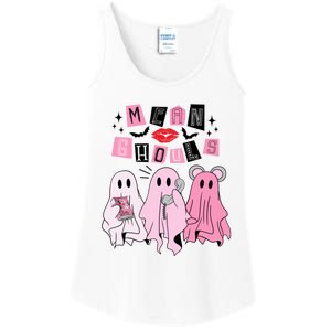 Cute Ghost Mean Ghouls Funny Halloween Costume Spooky Season Ladies Essential Tank