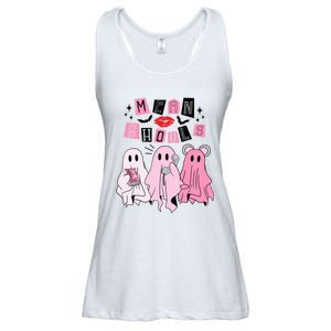 Cute Ghost Mean Ghouls Funny Halloween Costume Spooky Season Ladies Essential Flowy Tank