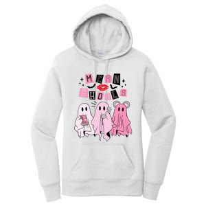 Cute Ghost Mean Ghouls Funny Halloween Costume Spooky Season Women's Pullover Hoodie