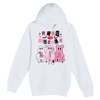 Cute Ghost Mean Ghouls Funny Halloween Costume Spooky Season Premium Pullover Hoodie